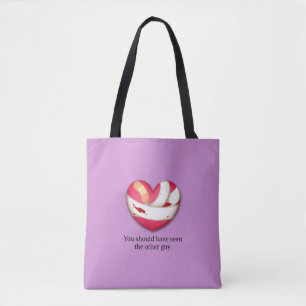 Bolso De Tela "Debiste haber visto al otro tipo" Corazón Roto