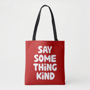 Bolso De Tela Decir algo parecido