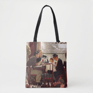 Bolso De Tela Decir tolerancia de Norman Rockwell