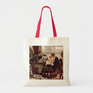 Bolso De Tela Decir tolerancia de Norman Rockwell