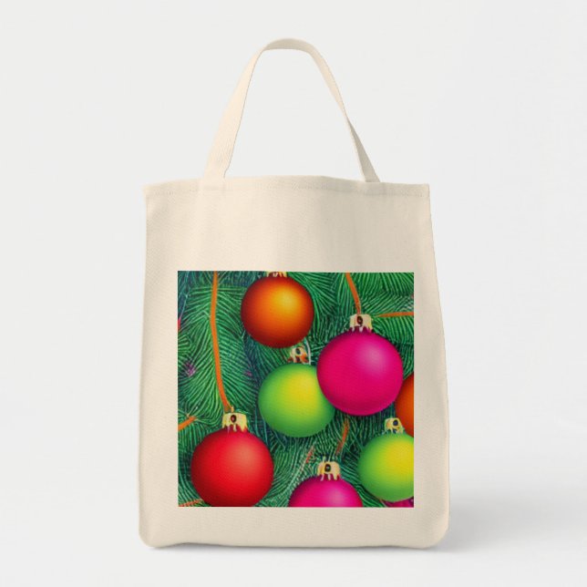 Bolso De Tela Deck the Halls (Frente)