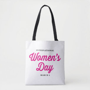 Bolso De Tela Declaración del día de las mujeres internacionales