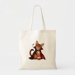 Bolso De Tela Decor Cute Abyssinian Cat Vampire Dracula