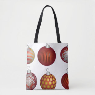 Bolso De Tela decoración de baloncesto de vacaciones de navidad
