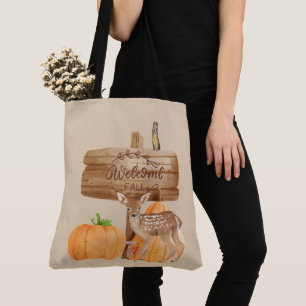 Bolso De Tela Decoración de bienvenida de otoño