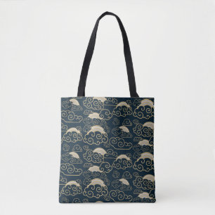 Bolso De Tela Decoración Hogar Al Estilo Japonés