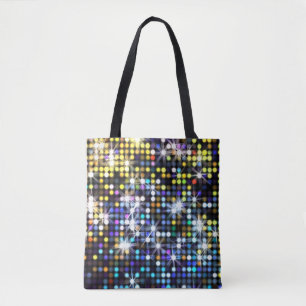 Bolso De Tela Decoración luminosa: glamour abstracto