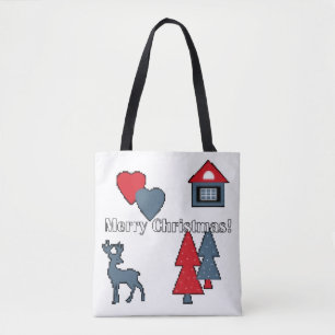 Bolso De Tela Decoraciones navideñas