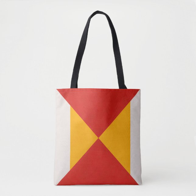 Bolso De Tela Decorativo Geométrico (Anverso)