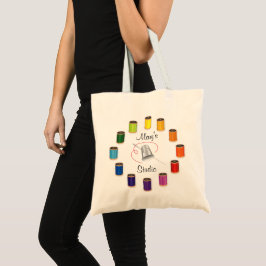 Bolso De Tela Dedales de coser, agujas y hilos