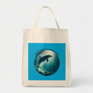 Bolso De Tela Deep Live Free Dolphin