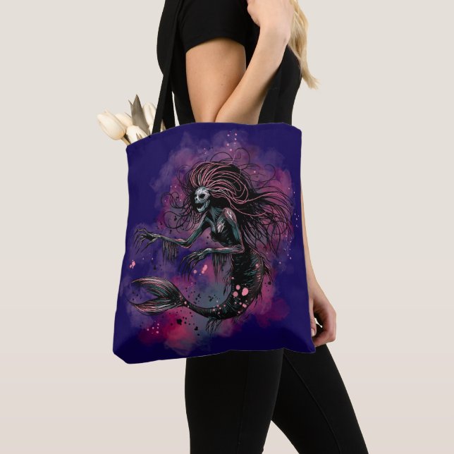 Bolso De Tela Deep Sea Mermaid (Detalle)