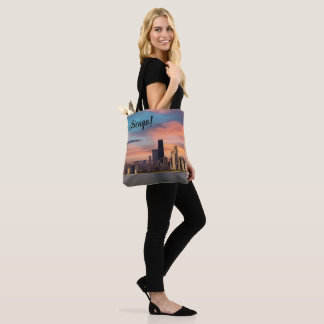 Bolso De Tela Deep Sunset Chicago