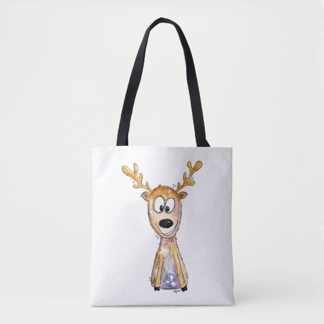 Bolso De Tela Deer caprichoso (Anverso)