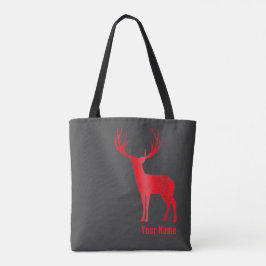 Bolso De Tela Deer Chalet Antlers Retro Stag Antlers Vintage