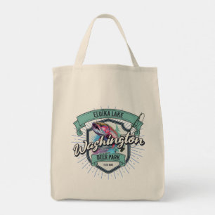 Bolso De Tela Deer Park (Lago Eloika) Washington Tote Bag