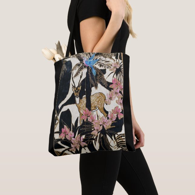 Bolso De Tela Deer Tote Bag (Detalle)
