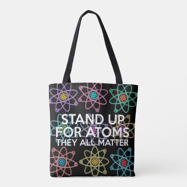 BOLSO DE TELA DEFENDER DE LOS ÁTOMOS (Reverso)