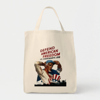 Bolso De Tela Defender la libertad estadounidense