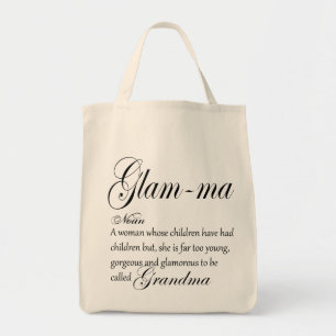Bolso De Tela Definición ATRACTIVA de la abuela de las MAMÁES