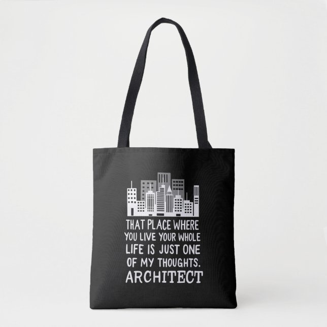 Bolso De Tela Definición de arquitecto (Anverso)