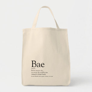 Bolso De Tela Definición de Bae Novia Esposa