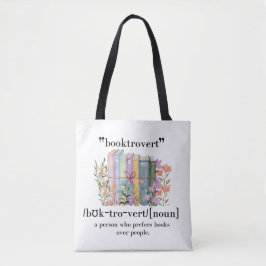 Bolso De Tela Definición de "Booktrovert"