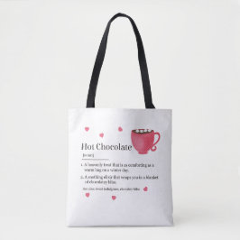Bolso De Tela Definición de chocolate caliente a la moda