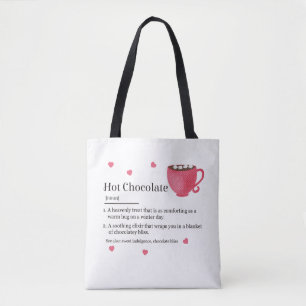 Bolso De Tela Definición de chocolate caliente a la moda