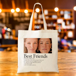 Bolso De Tela Definición de foto de mejores amigos