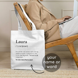 Bolso De Tela Definición de palabra de nombre personalizado mode