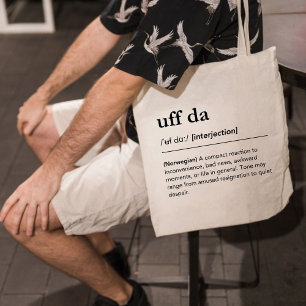 Bolso De Tela Definición de Uff Da Noruega Regalo noruego divert