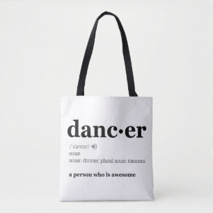 Bolso De Tela Definición de un bailarín