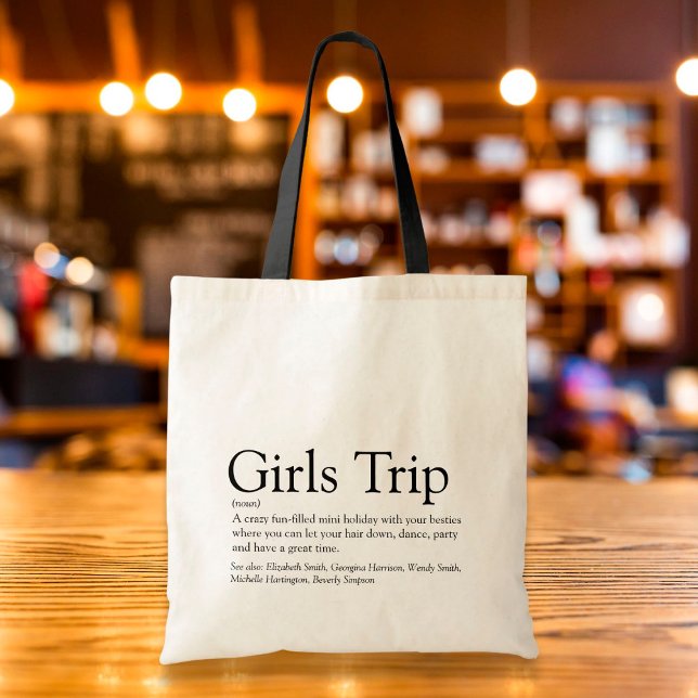 Bolso De Tela Definición de viaje de Chicas personalizados (Subido por el creador)