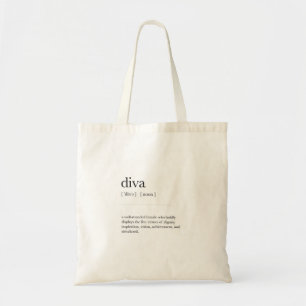 Bolso De Tela Definición diva significa decorador de arte dicci