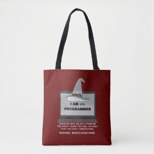 Bolso De Tela Definición divertida del programador