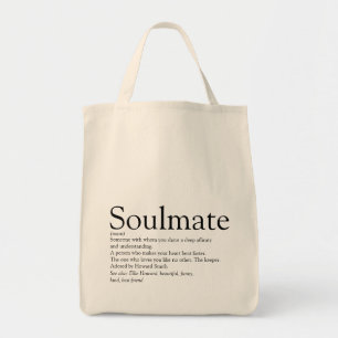 Bolso De Tela Definición Personalizada de Alma Gemela