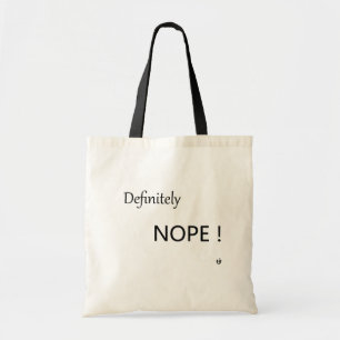 Bolso De Tela Definitivamente no