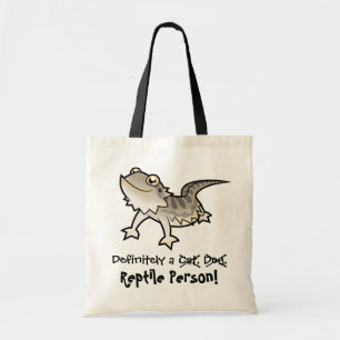 Bolso De Tela Definitivamente una persona de reptiles (dragón ba