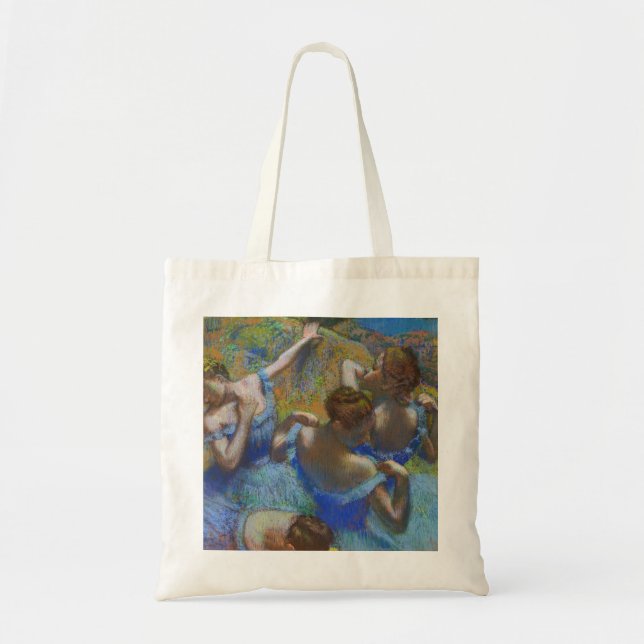 Bolso De Tela Degas Blue Dancers Pastel Fine Art Masterpiece (Frente)
