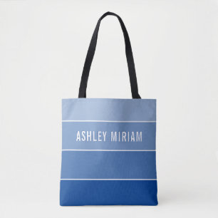 Bolso De Tela degradado oscuro creativo MODERNO ROYAL BLUE