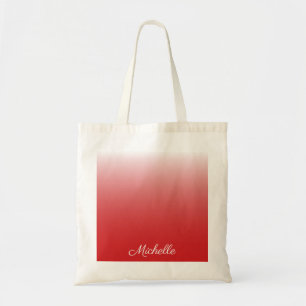 Bolso De Tela Degradado oscuro y rojo personalizado