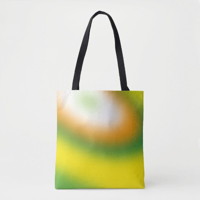 Bolso De Tela Dégradé jaune, vert (Anverso)