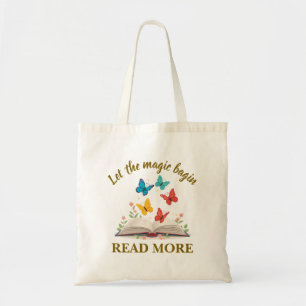 Bolso De Tela Deja que la Magia Comience Leer Más