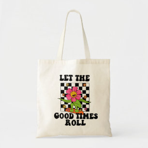 Bolso De Tela Deja que los buenos tiempos rueden retro