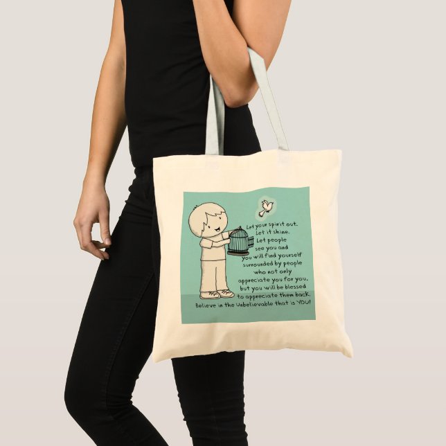 Bolso De Tela Deja que tu espíritu salga (Anverso (producto))