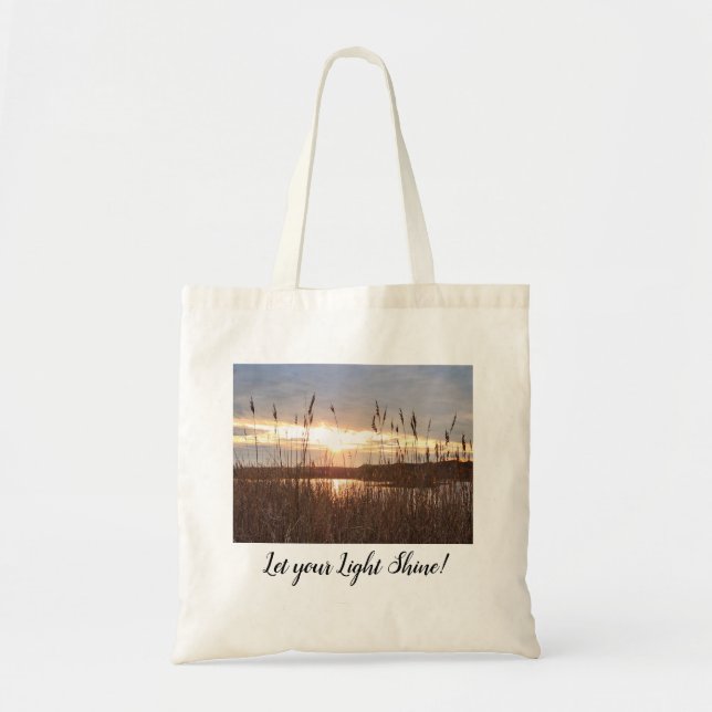 Bolso De Tela "¡Deja que tu luz brille!" (Frente)