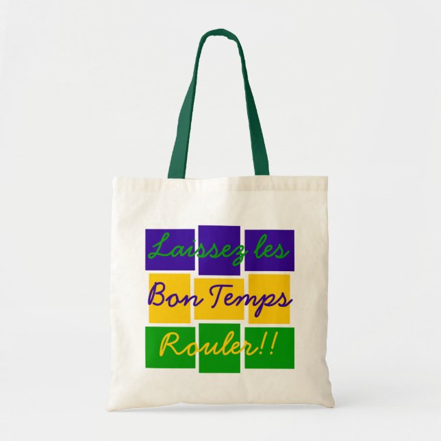 Bolso De Tela Dejad que los Buenos Tiempos Rueden!! (Frente)