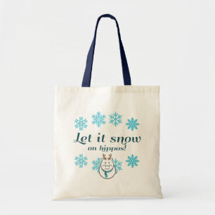 Bolso De Tela ¡Dejáis le nevar en hipopótamos!