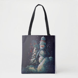 BOLSO DE TELA DEJAR AL NOVIEMBRE EN UNA OSCURA NOCHE DE INVIERNO